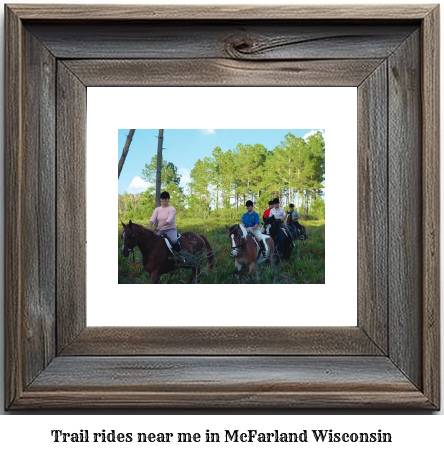 trail rides near me in McFarland, Wisconsin